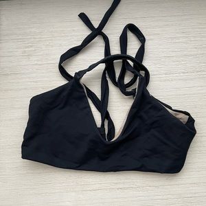 Midori bikini black top - large
